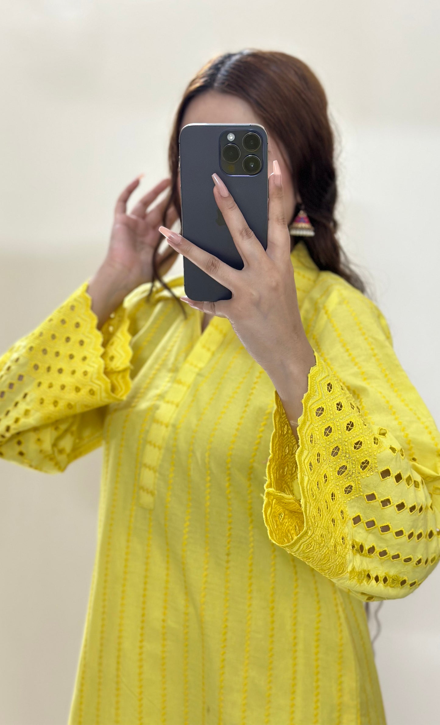 Lemon Sheen 2PC Chikankari Set