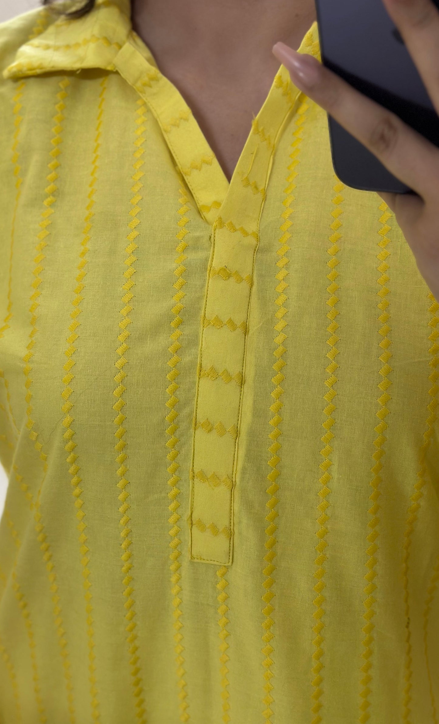 Lemon Sheen 2PC Chikankari Set